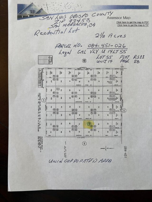 0 Burney Rd, SANTA MARGARITA