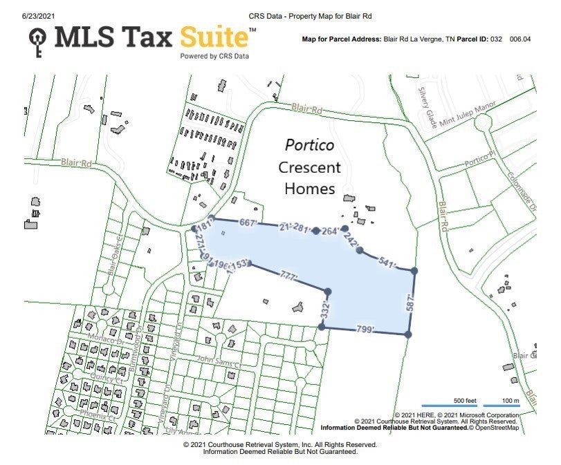La Vergne Tn Zoning Map Blair Rd La Vergne Tn - Mls #2265728