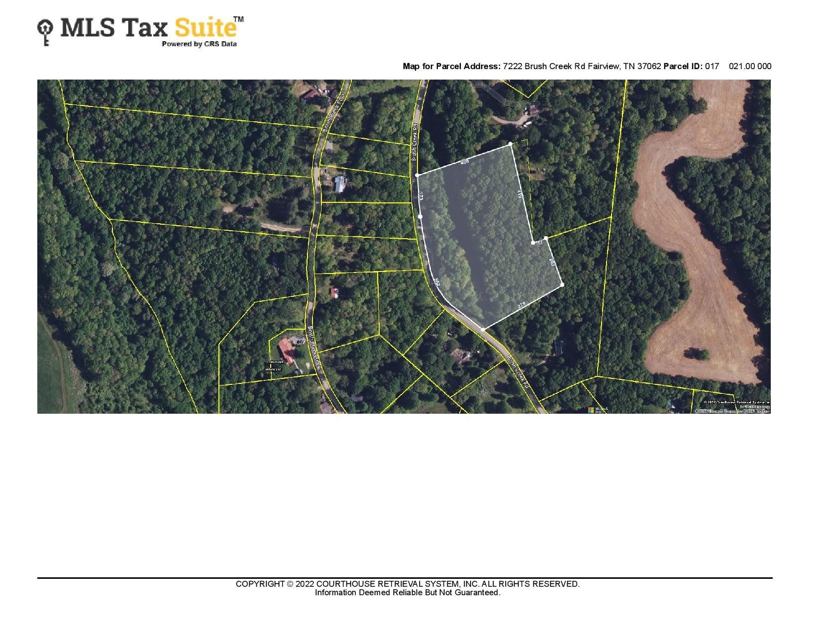 Fairview Tn Zoning Map 7222 Brush Creek Rd Fairview Tn - Mls #2394820