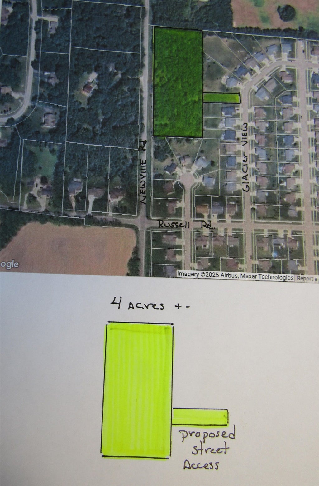 4 Acres +- Glacier View Court, Janesville