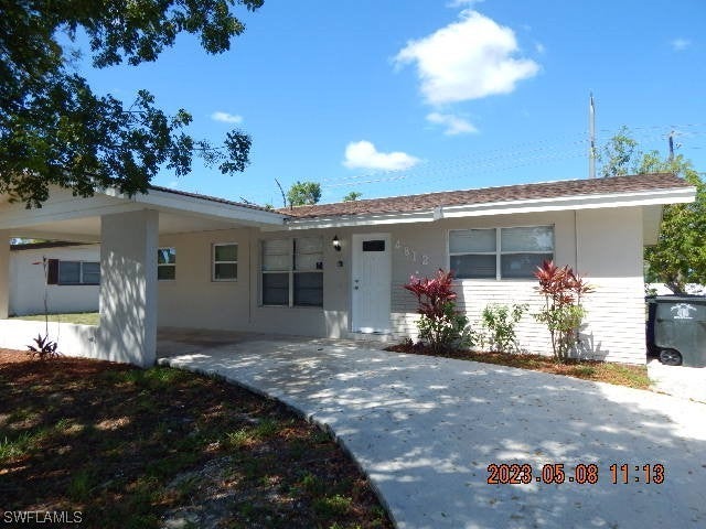 FORT MYERS Real Estate - View SW FL MLS #223038389 at 4812 West Dr in BOWLING GREEN at BOWLING GREEN 